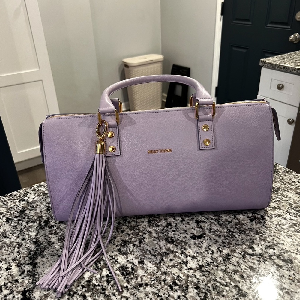 Kelly-Tooke lilac Soho Satchel NWT
